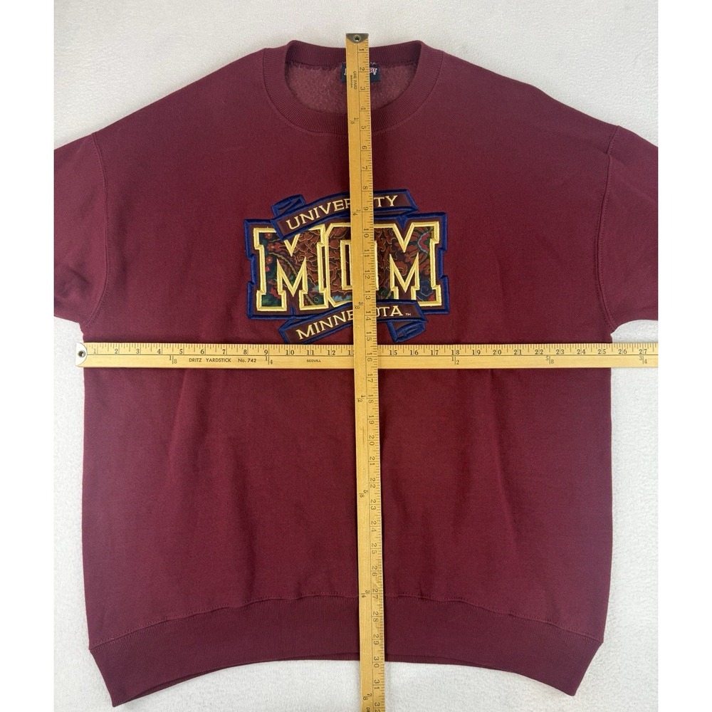 Vintage Jansport University of‎ Minnesota Mom Crewneck Women's XL Made In USA - Picture 2 of 7